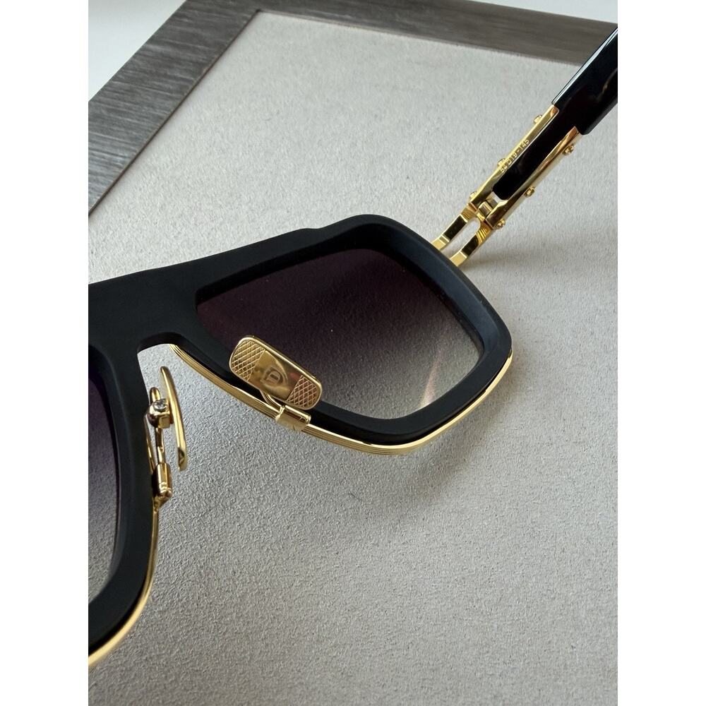 DITA LXN-EVO DTS403-A-01 MATTE BLACK GOLD GRAY GRADIENT SUNGLASSES AUTHENTIC - Picture 8 of 13